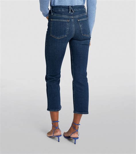 Good American Blue Cropped Good Legs Jeans Harrods Uk