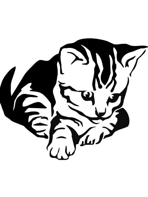 Free Printable Kittens Stencils And Templates