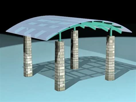 Canopy Structure Vizor Free 3d Model 3ds Gsm Max Open3dmodel