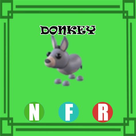 Donkey NEON FLY RIDE Adopt Me