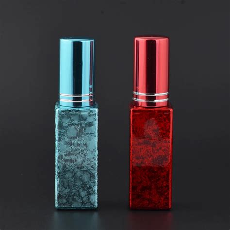 Mub 7ml Uv Glass Perfume Empty Bottles With Sprayer Stylish Refillable Travel Parfum Bottle