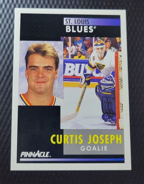 1991 92 Pinnacle CURTIS JOSEPH St Louis Blues Hockey NHL Card 105 EBay