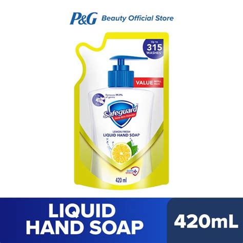 Safeguard Lemon Fresh Liquid Hand Soap 420ml Refill Lazada Ph