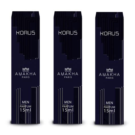 Kit Perfumes Korus Importado Masculino Amakha Paris Ml Korus