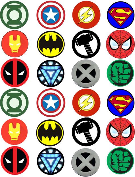 Avengers Hero Logos