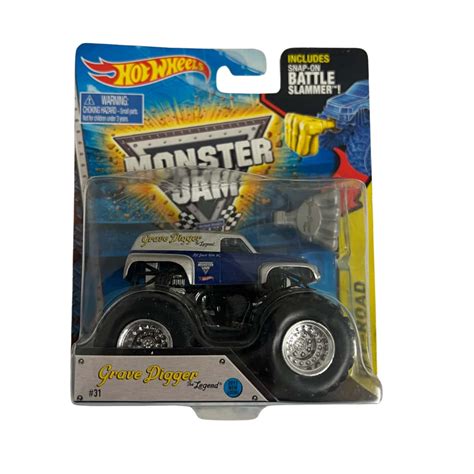 2014 Hot Wheels Monster Jam Grave Digger In Box