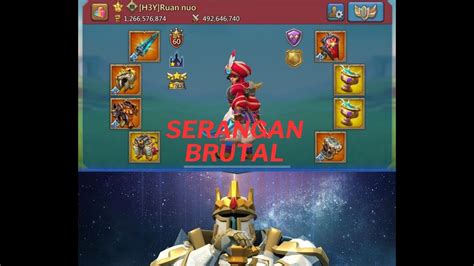 SERANGAN BRUTAL SAMPAI ZERO MIGHT 1 2B Lords Mobile YouTube