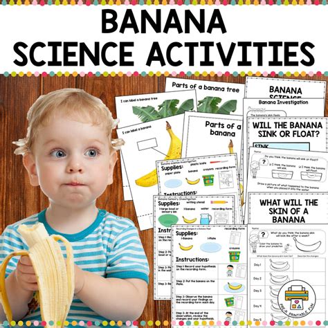 Banana Preschool Science Activities Pre K Printable Fun