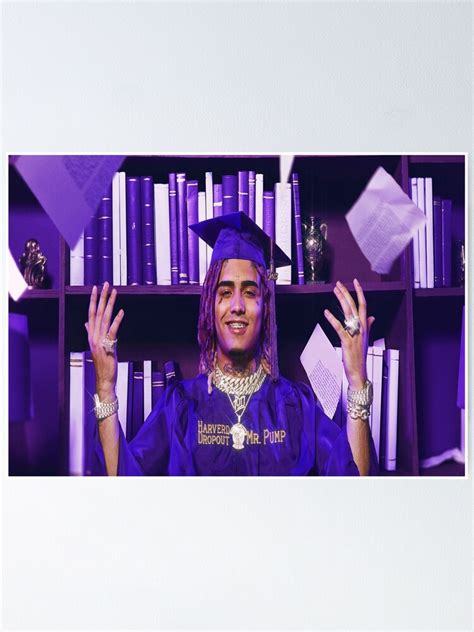 "Lil Pump- Harverd Dropout cover " Poster by Mouss965 | Redbubble