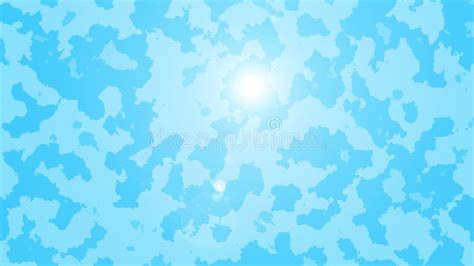 Blue Camouflauge Background Military Camouflage Print Blue Seamless