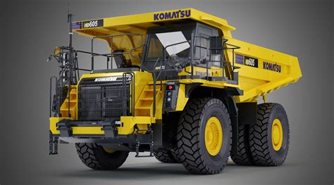 3d Komatsu Hd605 8 Rigid Dump Truck Turbosquid 1356269