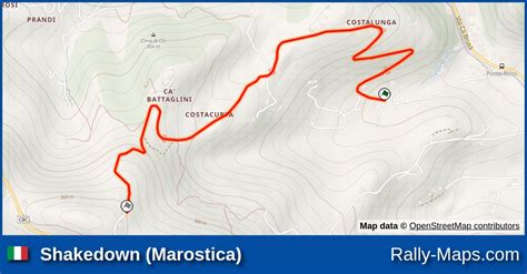 Shakedown Marostica Stage Map Rally Di Bassano Cira