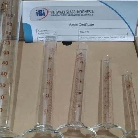 Jual Iwaki Gelas Ukur Kaca Ml Measuring Cylinder Kota