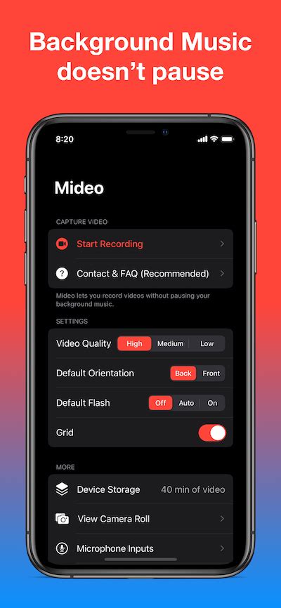 How To Play Music While Recording A Video On Iphone Or Android Mideo