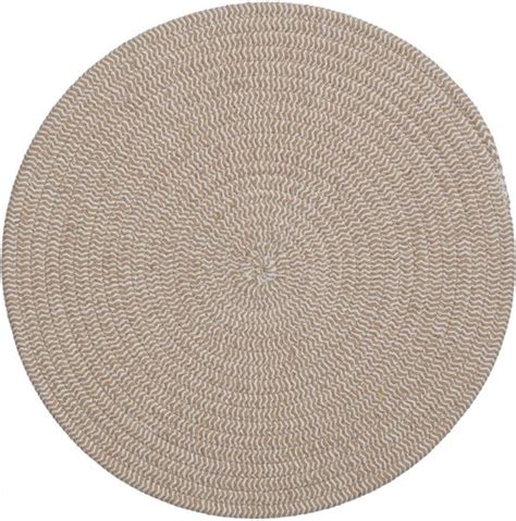 Set Van X Stuks Placemats Taupe Katoen Cm Onderleggers Bol