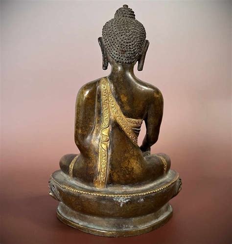 Tibet Buddha Figur Bronze Skulptur Vergoldet Kupferbronze Kaufen