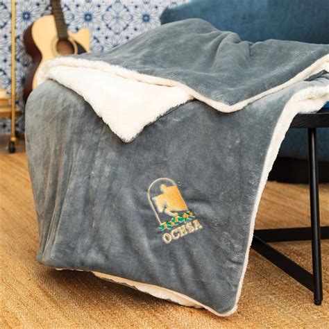 plush comforter throw blue sky marketing