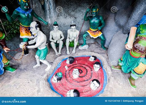 Kuala Lumpur, Malaysia, December 09, 2018: View of Naraka or Buddhist ...