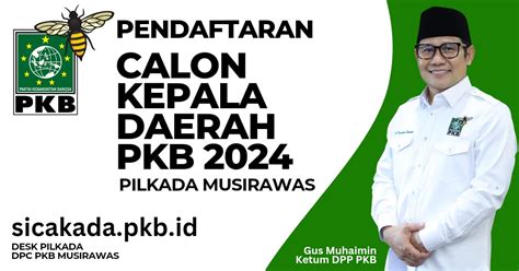 Dpc Pkb Musi Rawas Buka Penjaringan Bacalon Bupati Dan Wakil Bupati