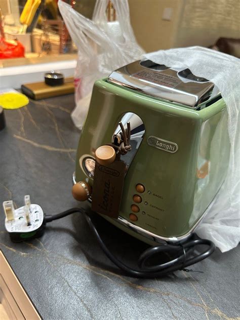 Delonghi Icona Vintage Slice Toaster Olive Green Tv Home