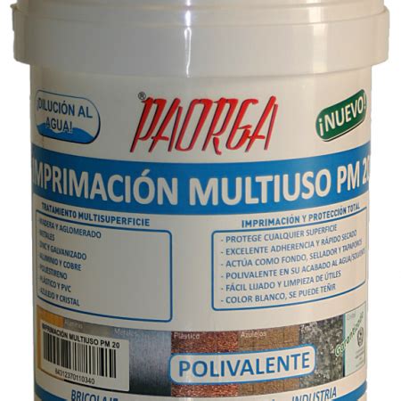 IMPRIMACIÓN MULTIUSO PM 20 archivos Productos Paorga