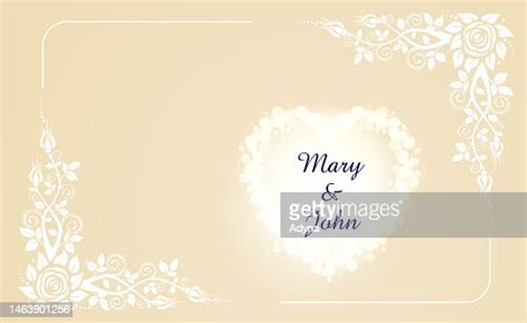 Floral Clipart Wedding Invitation High-Res Vector Graphic - Getty Images