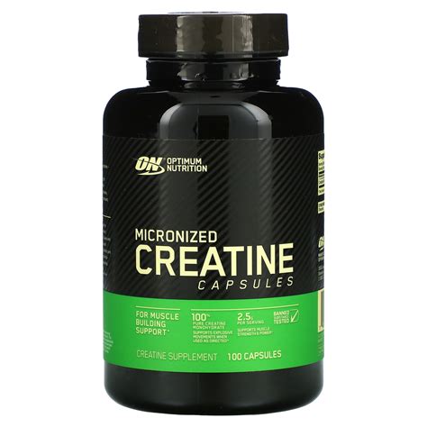 Optimum Nutrition Micronized Creatine Capsules Capsules