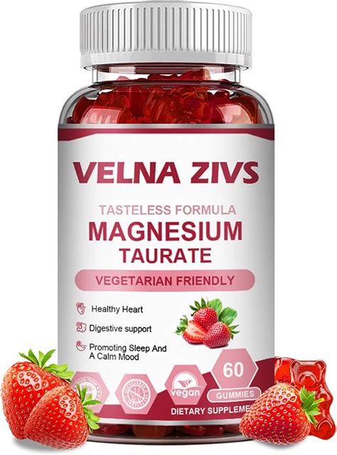 Amazon Magnesium Taurate Gummies 1800mg Magnesium Taurate