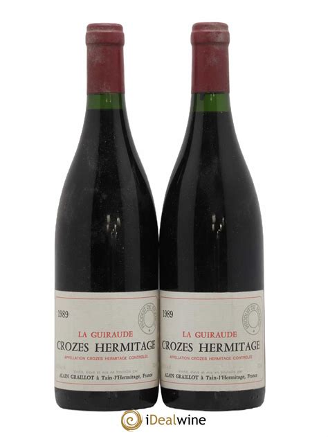 Acheter Crozes Hermitage La Guiraude Domaine Graillot 1989 Lot 4954