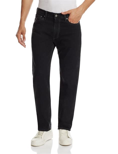 Buy Levi S Men S Slim Straight Fit Jeans Black At