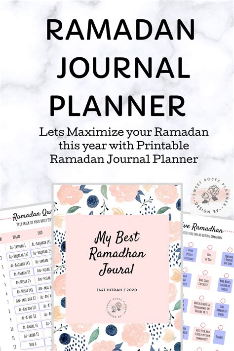 Ramadan Planner Ramadan Tracker Ramadan Journal Solat Tracker