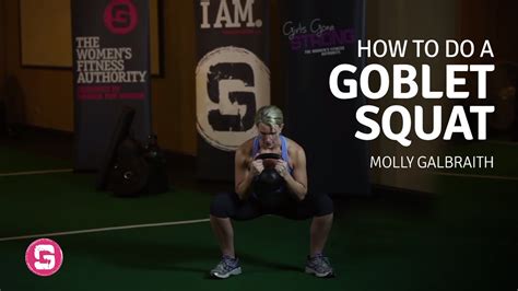 Goblet Squat How To Do A Goblet Squat Youtube