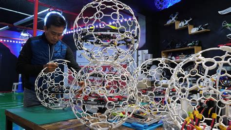 Soccer Ball Drone Manufacturing Process Korean Engineers Making World