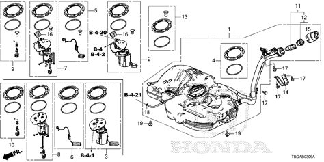 2024 Honda Civic Ring Gasket Set Fuel Lock Tank Ka Kc 17046 TBA