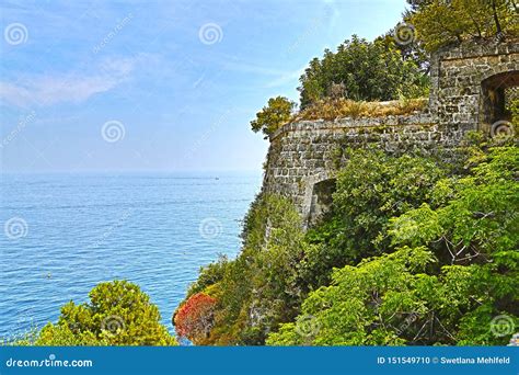 Monte Carlo Monaco June 13 2014 Sea And Fortress Editorial Image