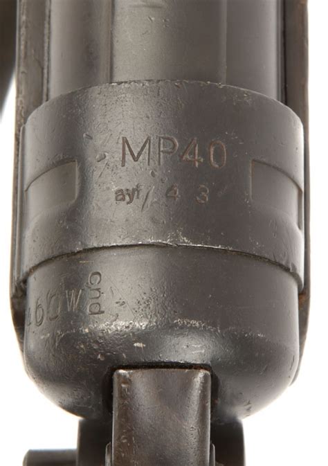Deactivated Old Specification Wwii Nazi Mp40 Submachine Gun By Erma