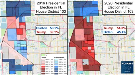 How Floridas State House Districts Voted In 2020 Mci Maps Election