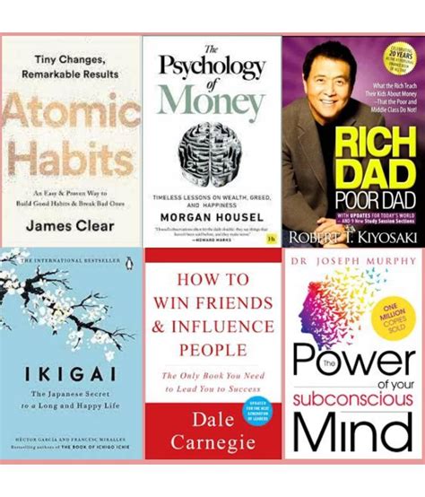 Atomic Habits Psychology Of Money Ikigai How Win Friends