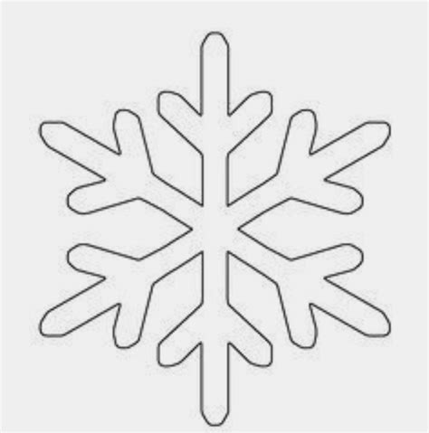 Легкие трафареты снежинок (много фото) - drawpics.ru
