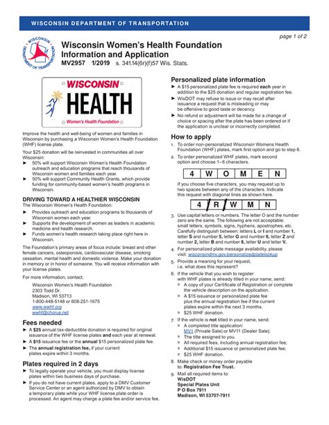 Form Mv2957 Fill Out Sign Online And Download Fillable Pdf Wisconsin Templateroller