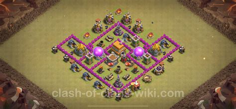 Best War Base Th6 With Link Anti Air Hybrid 2024 Town Hall Level 6