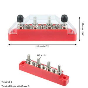 X Autohaux Pair Terminal Bus Bar Power Screw Terminals Power