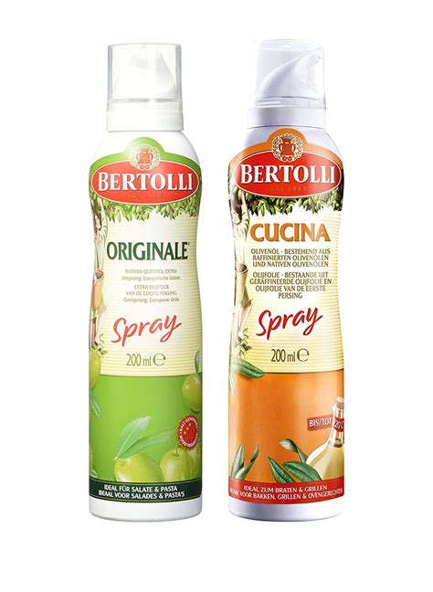 Bertolli Olivenöl Spray Set Olio Di Oliva Cucina 200ml Olio Di Oliva