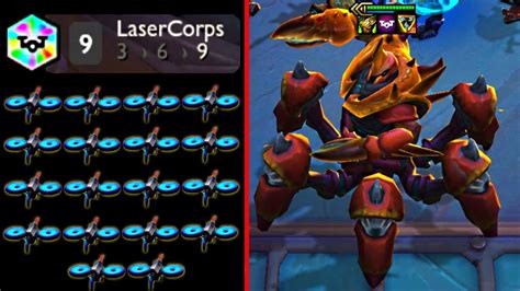 Perma Laser 3 Star Urgot 9 LaserCorps Set 8 TFT YouTube