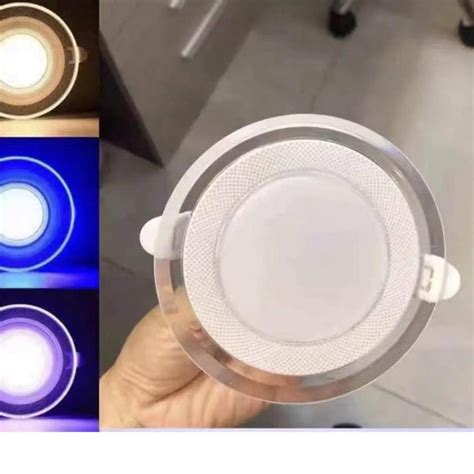 Jual Hdr Lampu Downlight Led Warna Watt Kuning Biru Ungu Panel