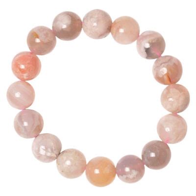 Sakura Flower Agate Bracelet Cherry Beads Nacrystal