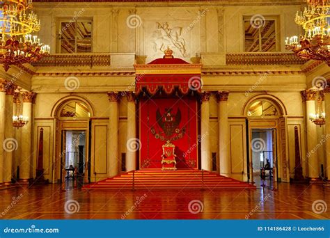 Small Throne Room of Winter Palace Editorial Stock Photo - Image of hall, museum: 114186428