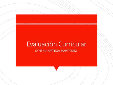 Calaméo Evaluación Curricular