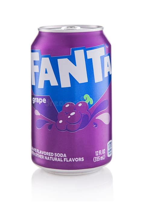 LONDON,UK - APRIL 29,2025: Fanta Soda Soft Drink with Dark Grape Flavor ...
