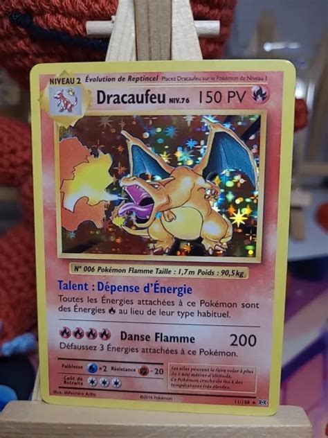 CARTE POKÉMON Dracaufeu 11 108 XY Evolution Fr Holo Neuf Sortie De